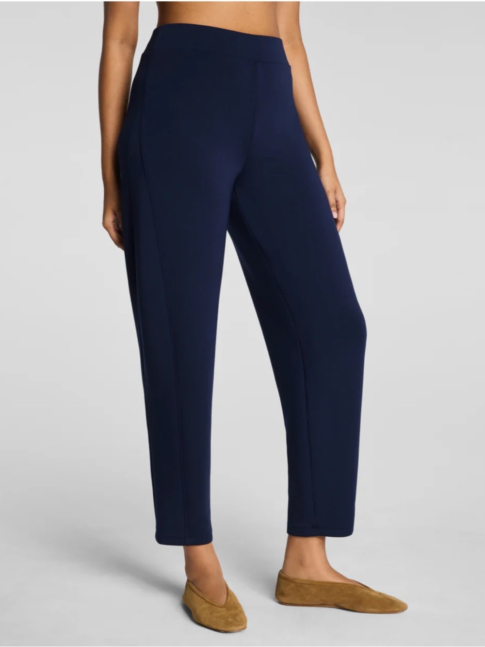 NWT Spanx AirEssentials Barrel Leg Pant- Size Large Petite, Navy